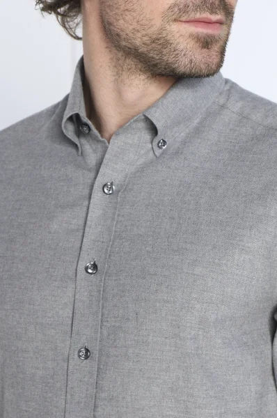 camicia | slim fit Oscar Jacobson 	grigio