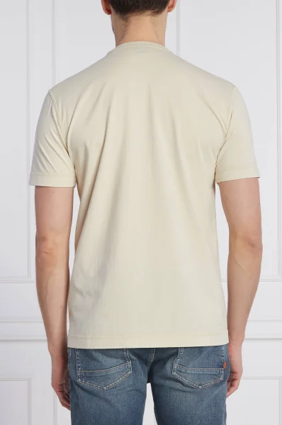 T-shirt Tokks | Regular Fit BOSS ORANGE | beige