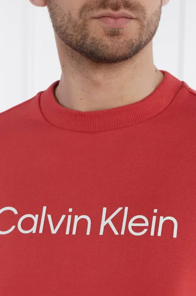 Felpa | Regular Fit Calvin Klein 	rosso