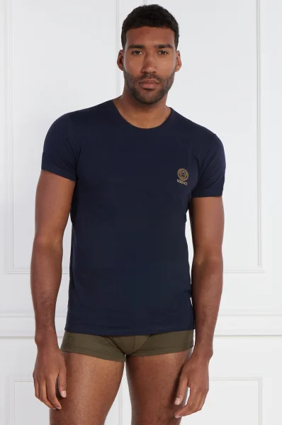 T-shirt | Regular Fit Versace 	blu marino