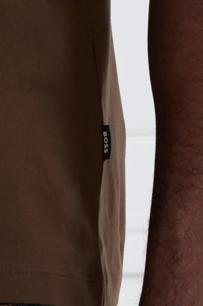 T-shirt Tessler | Slim Fit BOSS BLACK 	marrone