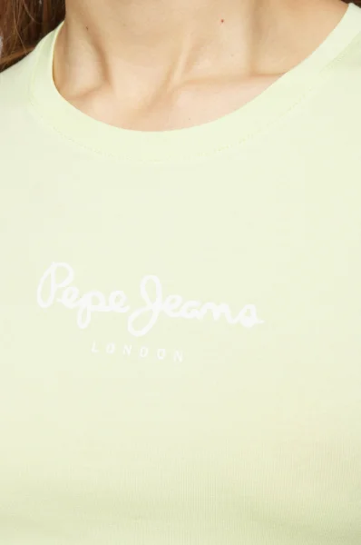 t-shirt new virginia | slim fit Pepe Jeans London 	lime