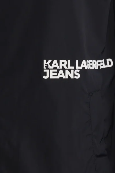 Double face giacca reversible monogram | Regular Fit Karl Lagerfeld Jeans 	nero