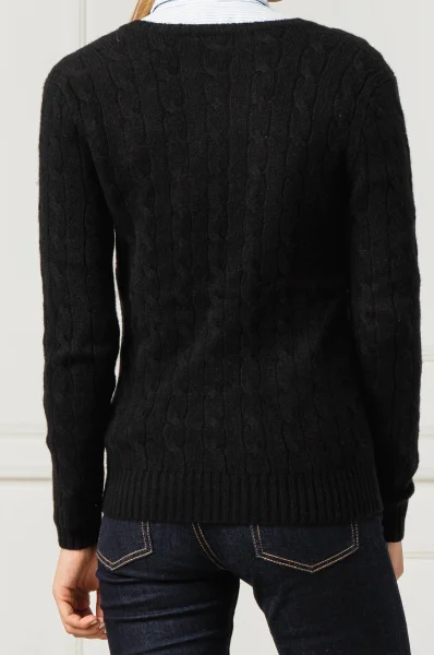 di lana maglione | regular fit | con l'aggiunta di cachemire POLO RALPH LAUREN 	nero