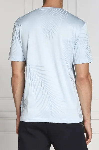 t-shirt tiburt 306 | regular fit BOSS BLACK 	azzurro