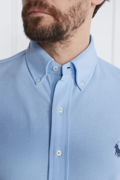 Camicia | Regular Fit | pique POLO RALPH LAUREN 	azzurro