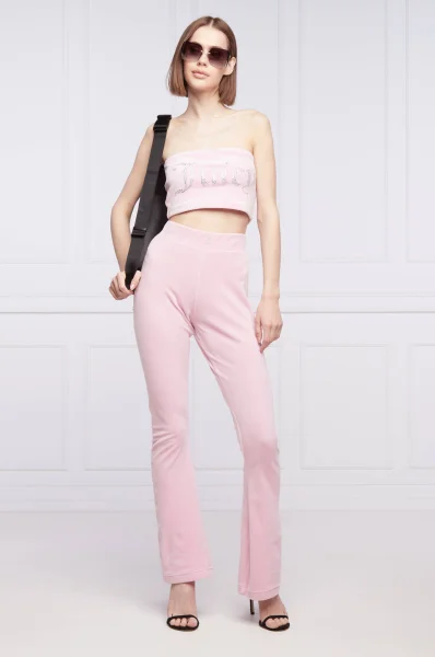 top | cropped fit Juicy Couture 	rosa cipria