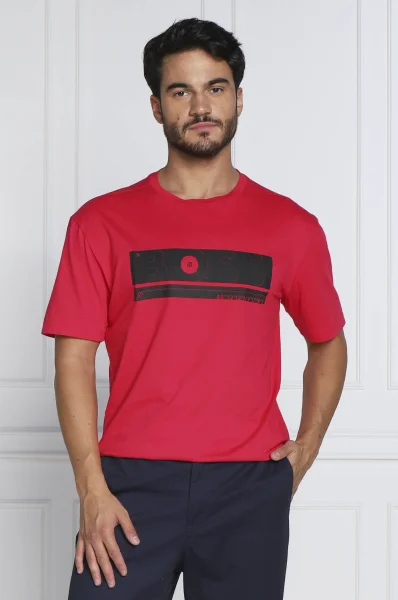 t-shirt tee 3 | regular fit BOSS GREEN 	rosso