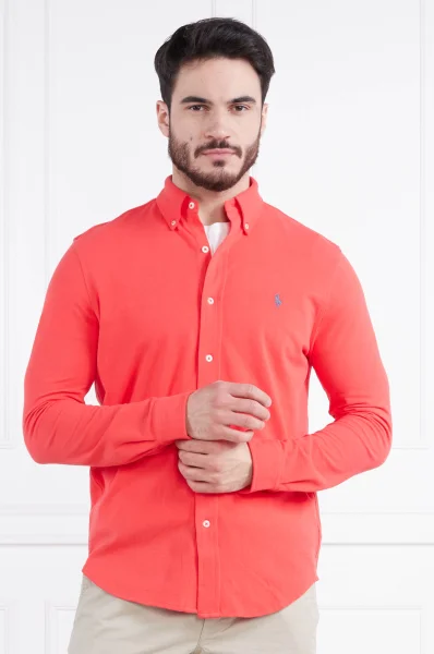 Camicia | Regular Fit | pique POLO RALPH LAUREN 	rosso
