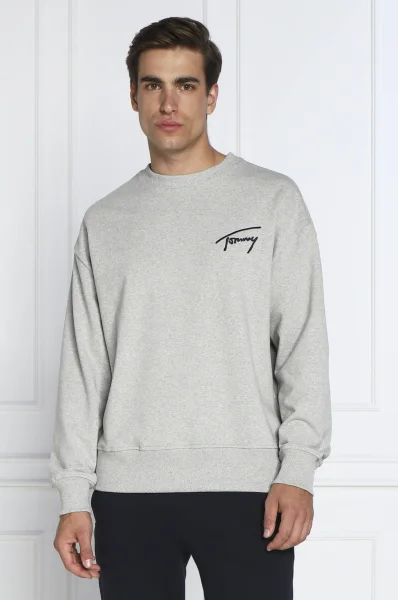 felpa | relaxed fit Tommy Jeans 	grigio