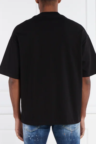 T-shirt OVER HINAKI | Oversize fit John Richmond 	nero