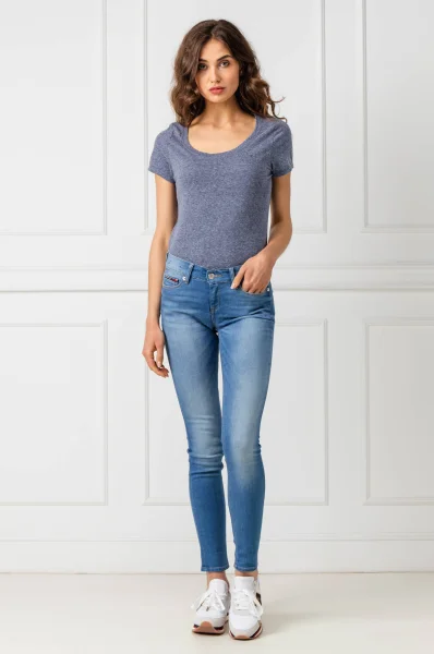 t-shirt original | regular fit Tommy Jeans 	grigio