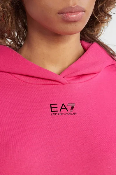 Felpa | Regular Fit EA7 	rosa