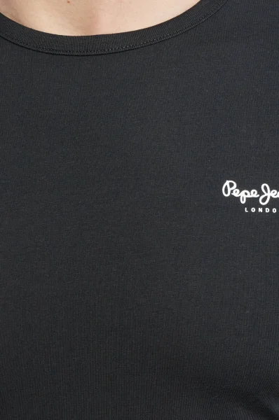 t-shirt | slim fit Pepe Jeans London 	nero