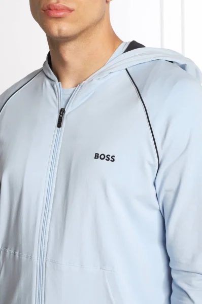 felpa mix&match jacket h | regular fit BOSS BLACK 	azzurro