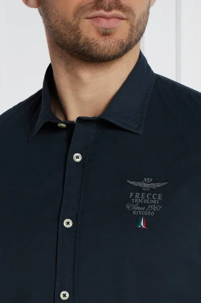 Camicia | Regular Fit Aeronautica Militare 	blu marino