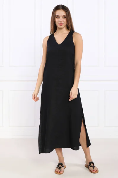 Di lino vestito DKNY 	nero