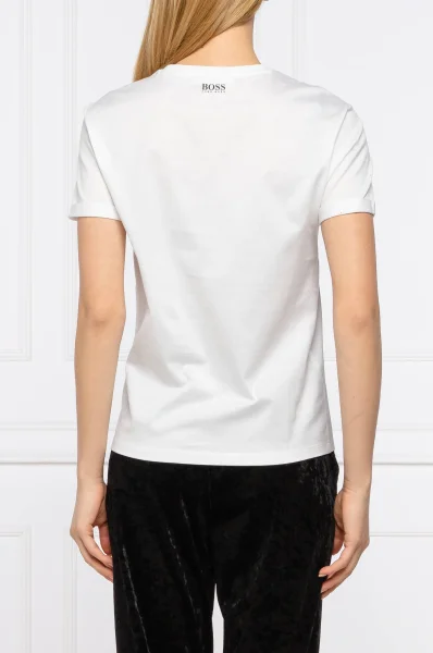 t-shirt c_elinea | regular fit BOSS BLACK 	bianco