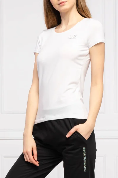 t-shirt | regular fit EA7 	bianco