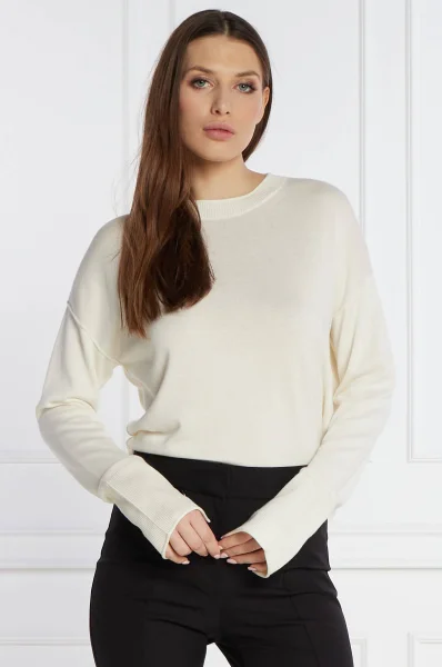 Maglione C_Fannie | Relaxed fit BOSS ORANGE 	bianco