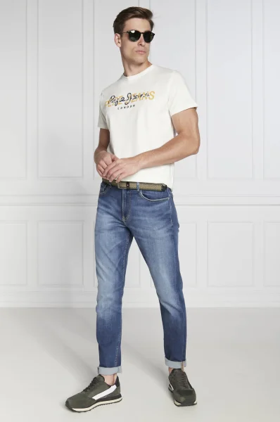 t-shirt thierry | regular fit Pepe Jeans London 	bianco