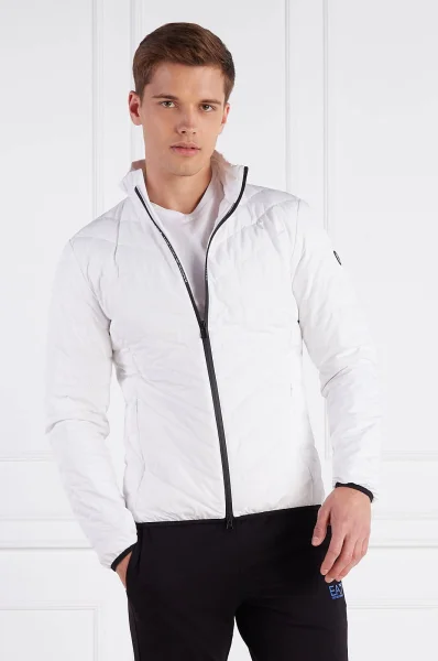 Piumino giacca | Regular Fit EA7 	bianco