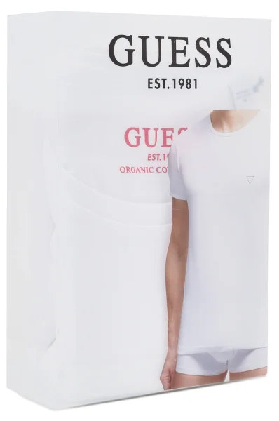 T-shirt CALEB HERO | Slim Fit | stretch Guess Underwear 	bianco