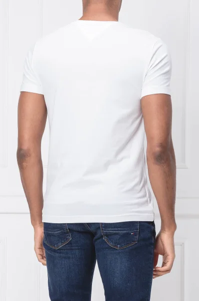 t-shirt core | slim fit | stretch Tommy Hilfiger 	bianco