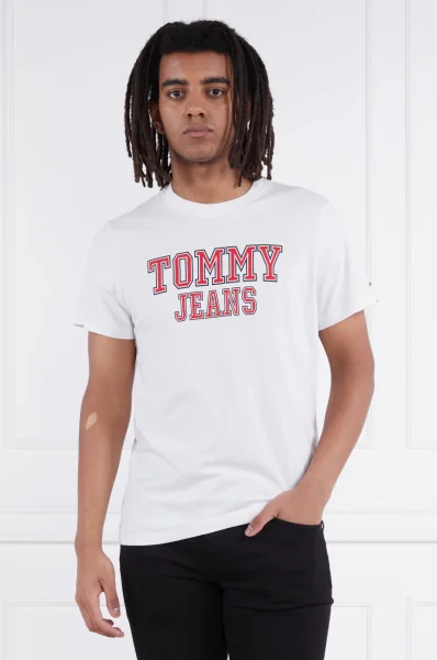 T-shirt | Regular Fit Tommy Jeans 	bianco