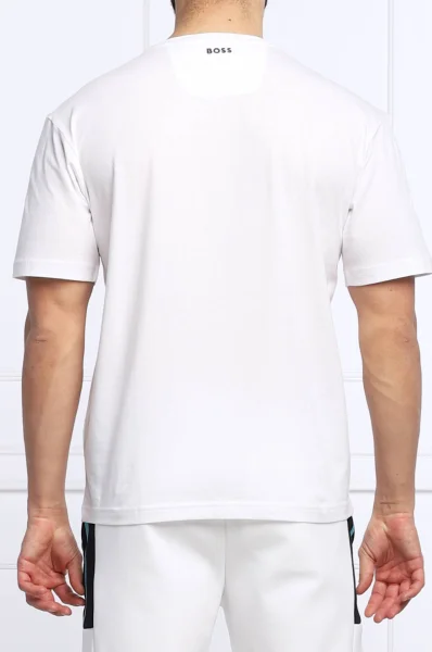 t-shirt tee 1 | regular fit BOSS GREEN 	bianco