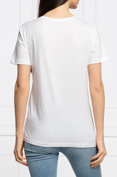 T-shirt LOGO TEE | Regular Fit DKNY 	bianco
