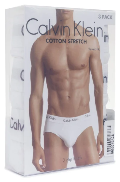 Slipy 3-pack Calvin Klein Underwear 	bianco