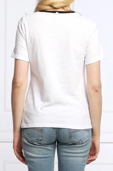 t-shirt c_emoi1 | regular fit BOSS BLACK 	bianco