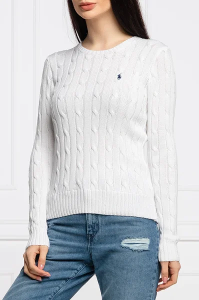 maglione | slim fit POLO RALPH LAUREN 	bianco