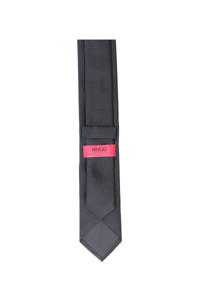 di seta cravatta HUGO 	nero