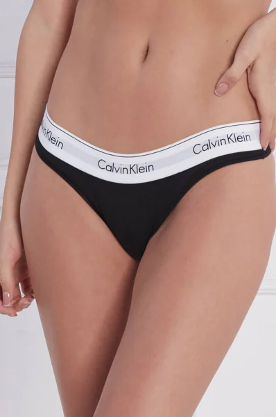 mutandine tanga Calvin Klein Underwear 	nero