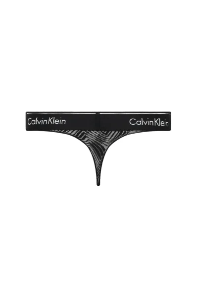 Di pizzo perizoma Calvin Klein Underwear 	nero