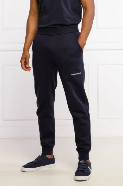 pantaloni della tuta off placed iconic | regular fit CALVIN KLEIN JEANS 	blu marino