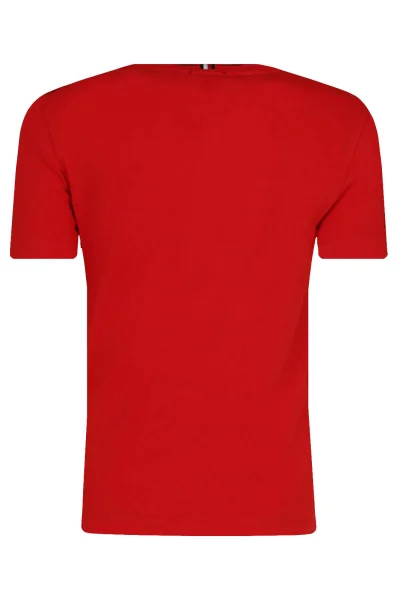 t-shirt essential | regular fit Tommy Hilfiger 	rosso