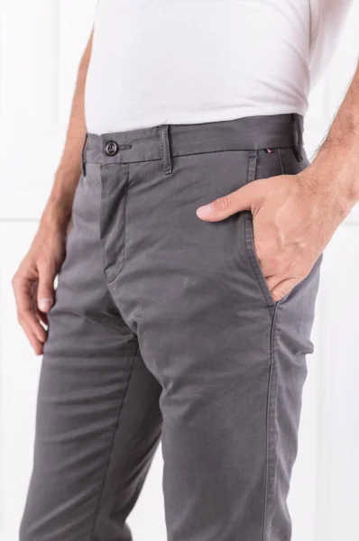 pantaloni chino denton chin | straight fit Tommy Hilfiger 	grigio