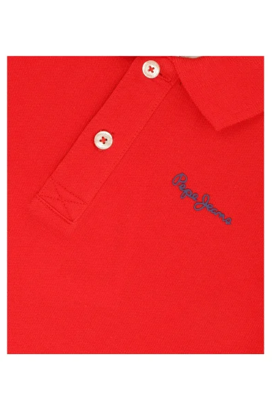 polo thor jr | regular fit | pique Pepe Jeans London 	rosso
