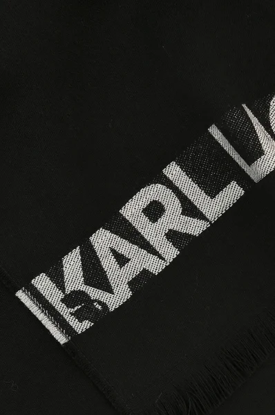 sciarpa | con l'aggiunta di lana Karl Lagerfeld 	nero