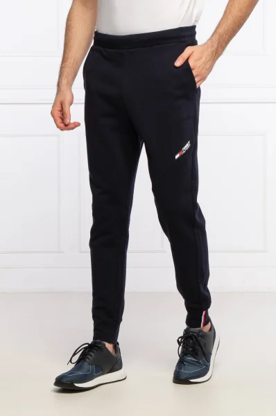 pantaloni terry | regular fit Tommy Sport 	blu marino