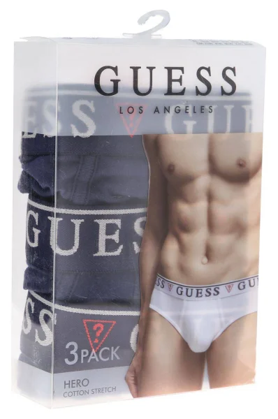 slip 3-pack hero | cotton stretch Guess Underwear 	blu marino