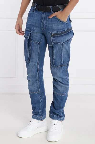 Jeans Cargo Rovic zip 3d | Tapered fit G- Star Raw 	blu marino