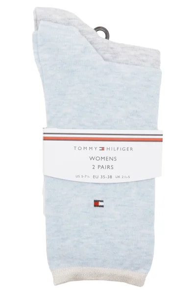 Calze 2-pack Tommy Hilfiger 	grigio cenere