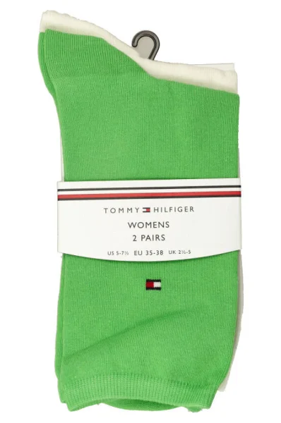 Calze 2-pack Tommy Hilfiger 	verde