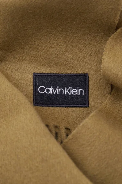 di lana sciarpa classic Calvin Klein 	marrone