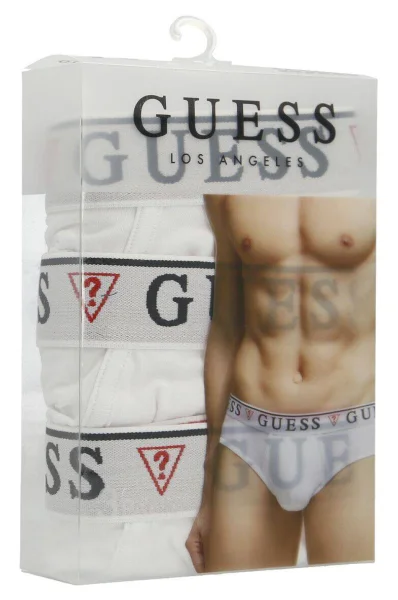 slip 3-pack hero | cotton stretch Guess Underwear 	bianco