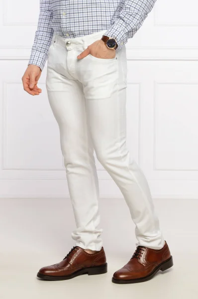 jeans j622 | slim fit Jacob Cohen 	bianco